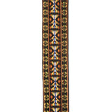 D'Addario Woven Banjo Strap, Hootenanny, Yellow and Brown