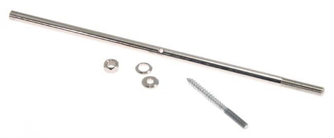 Co-Ordinator Rod, Single Top Rod, Nickel Plated