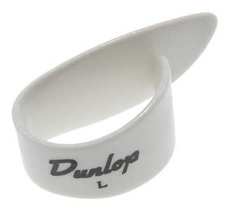 Dunlop Thumbpick, White Plastic, Left-Handed
