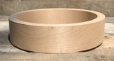 Wood Rim, 3-ply Fitted for Tone Ring, Straight Sides   *Use Drop-Down Menu for Wood Choices