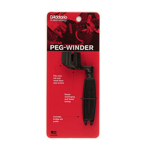 D'Addario Peg Winder for Banjo, Guitar, Mandolin