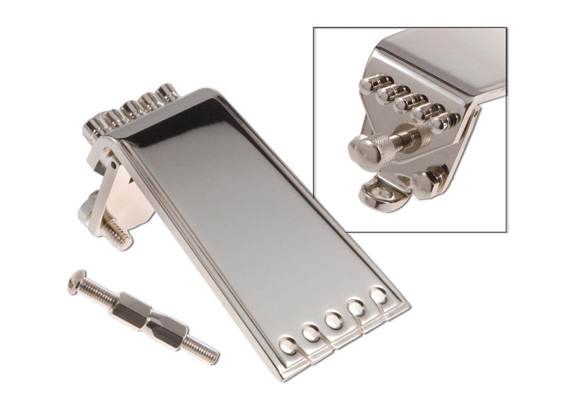 Prucha Tailpiece, Historic Kerschner, Nickel-Plated – Sullivan