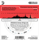 D'Addario EJ61 Banjo Strings, 5-String, Medium, Nickel, 10-23