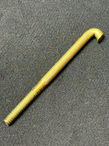 Round Hook, Raw Brass