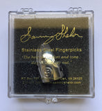 Sammy Shelor Fingerpicks, Stainless Steel, Wide Band, set of 2