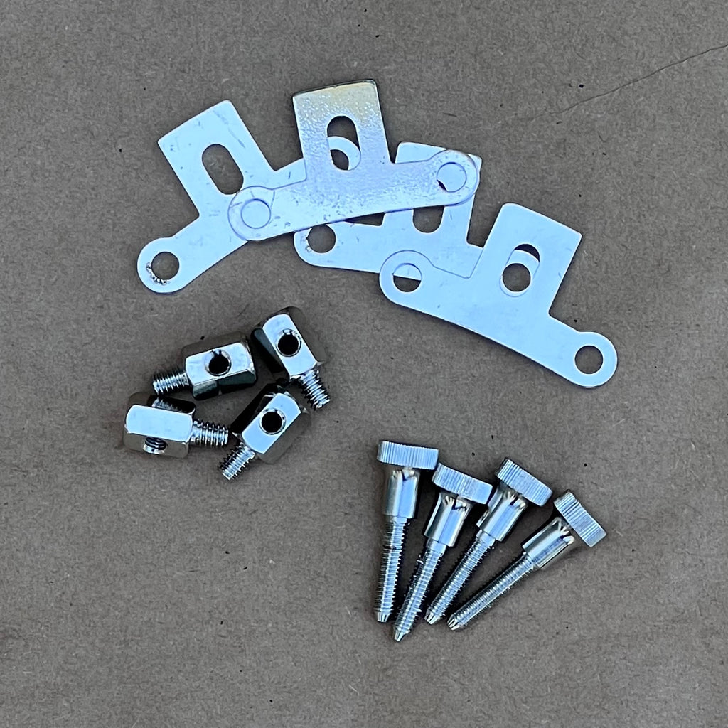 Resonator Hardware Kit with TBrackets, Nickel Sullivan Banjo Co